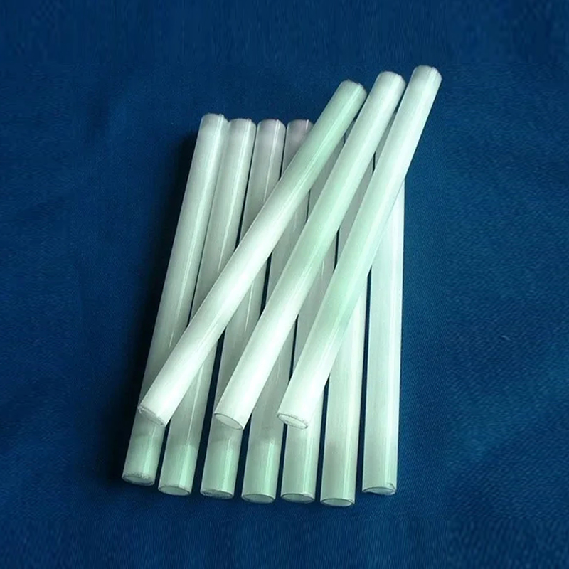Tiub kuarza putih tahan susu tahan suhu tinggi